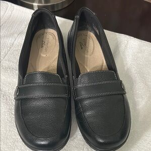 Clarks Women's Black Loafers size 9
